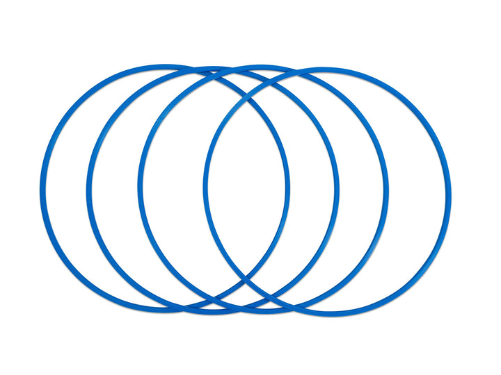 Betzold - Gymnastik-Reifen mit F.I.G Profil - Turnreifen Hula-Hoop 70 cm - blau - 4 Stück, 70 cm - b