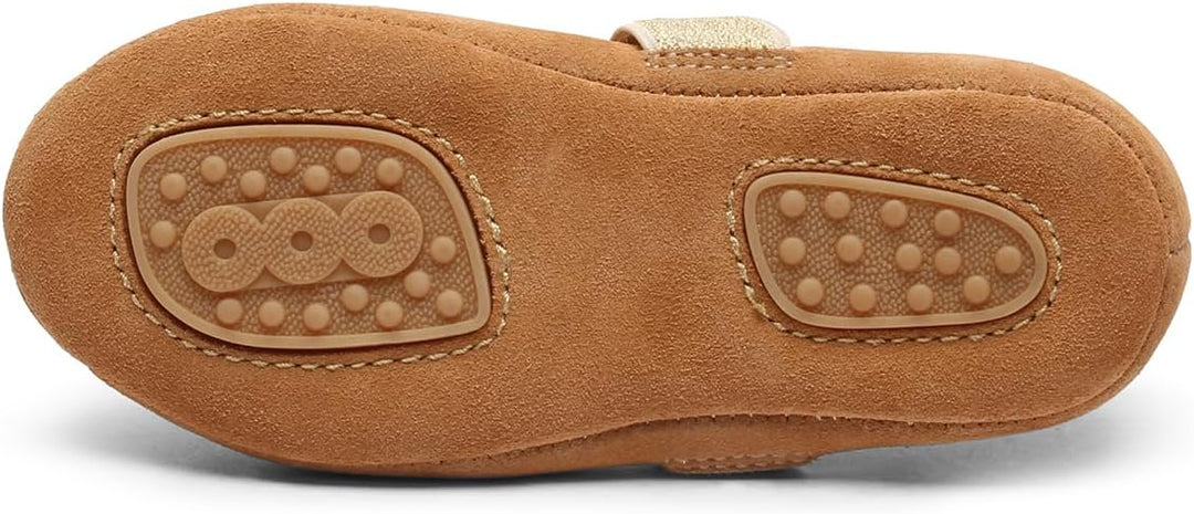 Bisgaard Mädchen Ballet Flat 28 EU Tan, 28 EU Tan