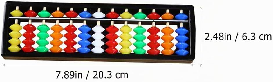 Toddmomy 2 Stücke Abakus Spielzeug Kinder Pädagogische Spielzeug Kinder Math Spielzeug Bunte Chinesi