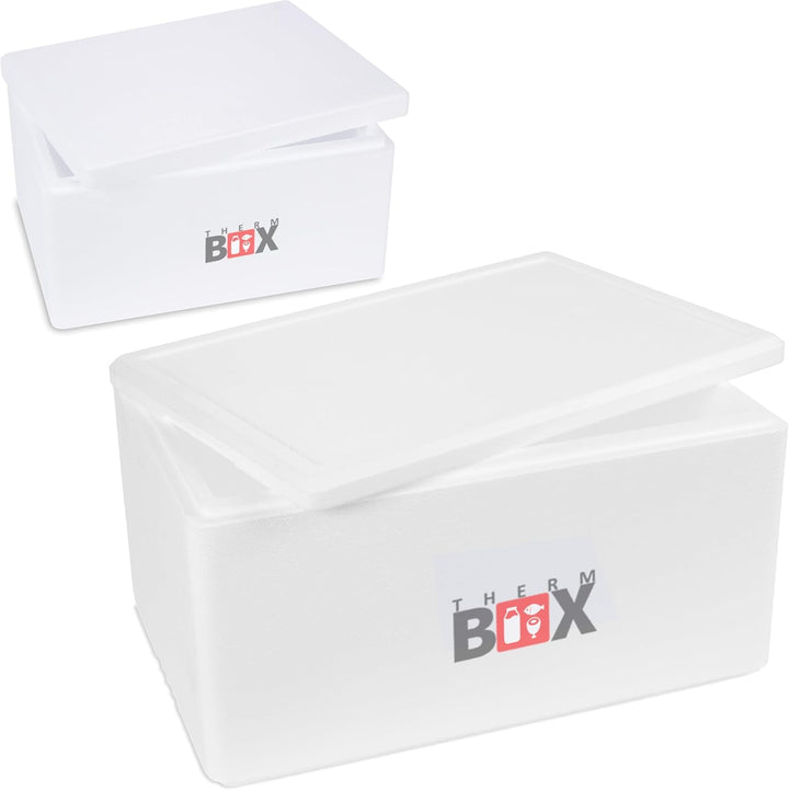 THERM BOX Styroporbox 37L bis 83L Verschiedene Grössen Isolierbox Thermobox Kühlbox Warmhaltebox Wie