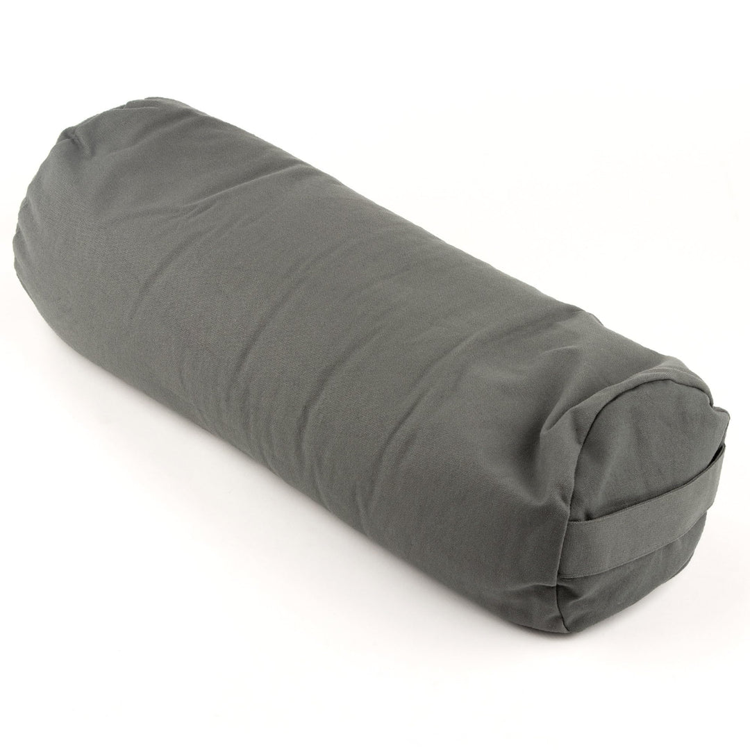 Myga Buchweizen Bolster Kissen | Ergonomisches Yoga- &amp; Meditationskissen | Abnehmbarer Bezug &amp; Natür
