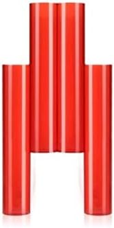 Kartell Magazine Rack, Orangerot Zeitungsständer Rot, Zeitungsständer Rot
