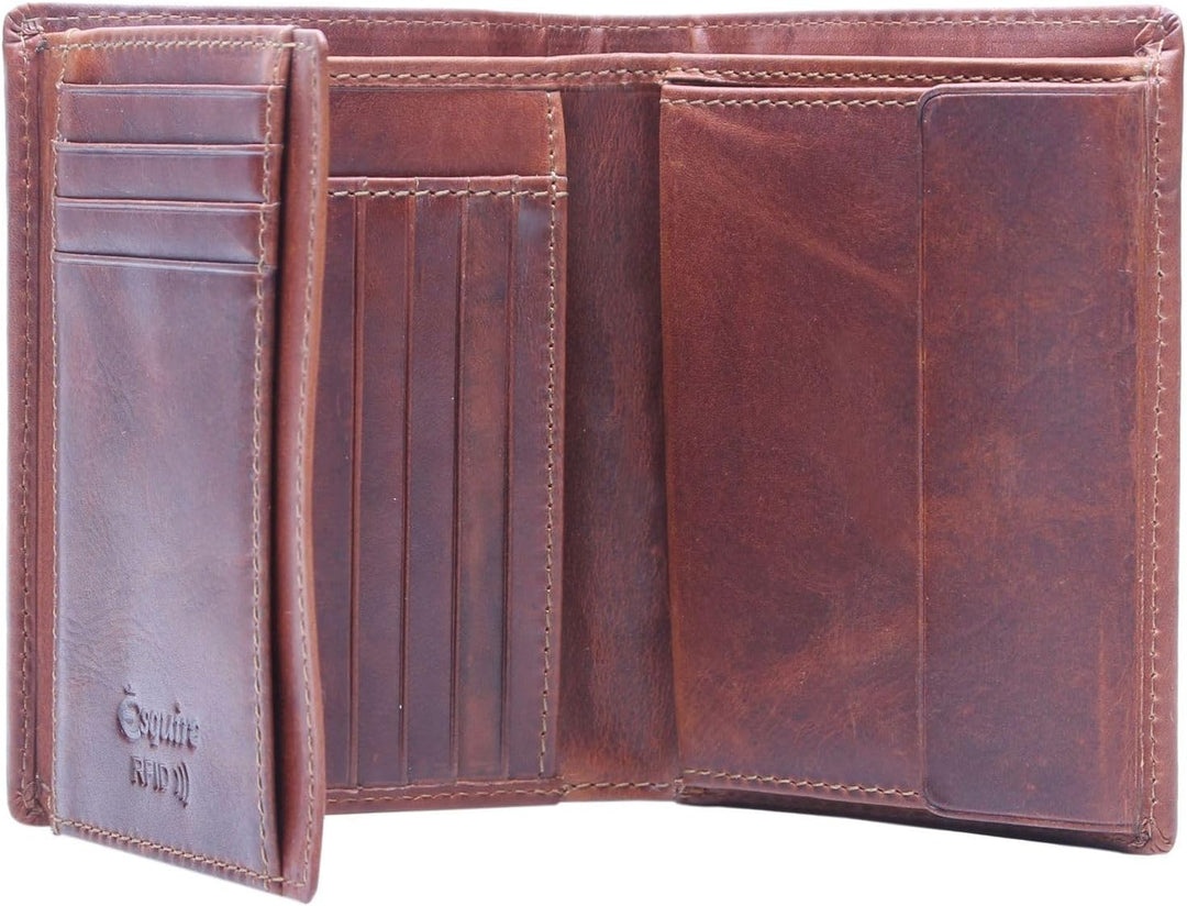 Esquire Dallas Geldbörse Leder 10 cm