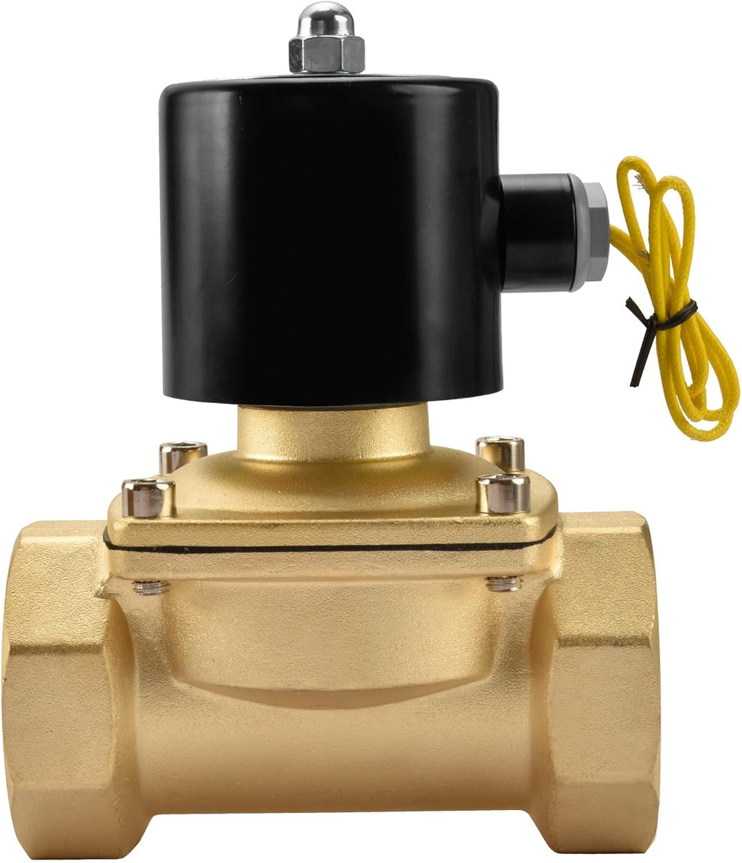 Heschen Elektrisches Messing-Magnetventil, 2W-500-50, PT2'', DC12V, Direktwirkung Wasser, Normal Ges