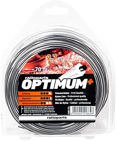Mähfaden OPTIMUM 2,7mm 70m Trimmerfaden 5-Kant Nylonfaden