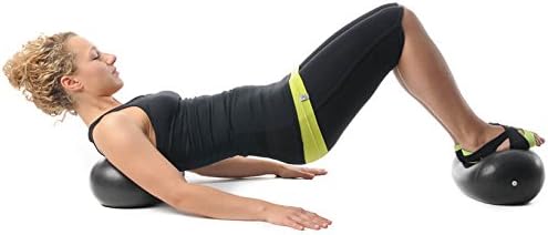 Original Pezzi® Mini Eggball® Gymnastik Ball Yoga Pilates Ball Übungsball MAXAFE (Anthrazit) Partner