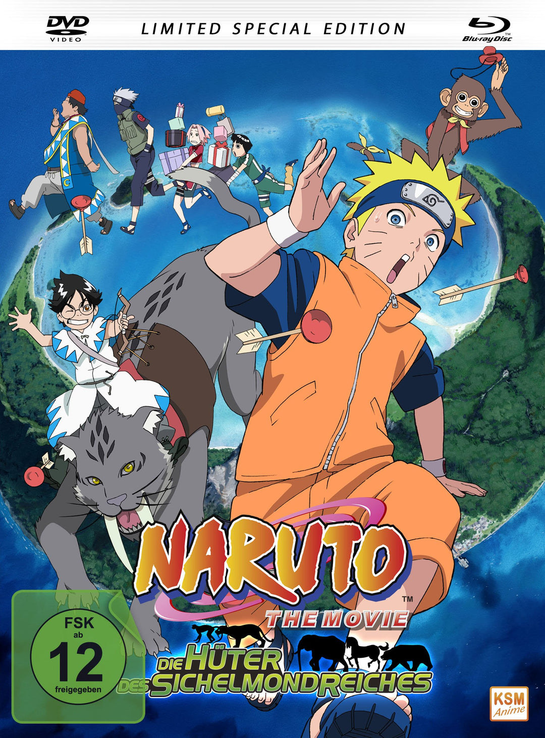 Naruto the Movie 3 - Die Hüter des Sichelmondreiches - Limited Special Edition - Mediabook (DVD+Blu-