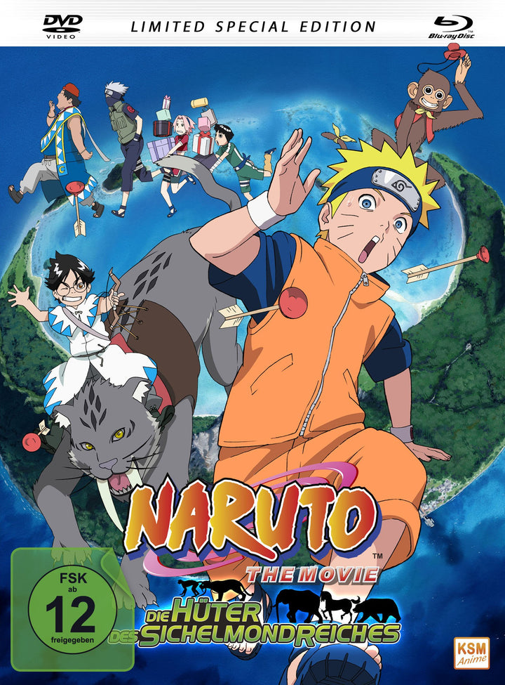 Naruto the Movie 3 - Die Hüter des Sichelmondreiches - Limited Special Edition - Mediabook (DVD+Blu-