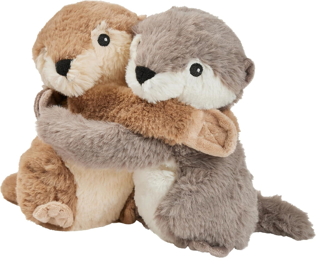 Warmies Kuscheltier/Kuschelfreunde "Otter" 2er Set beige braun