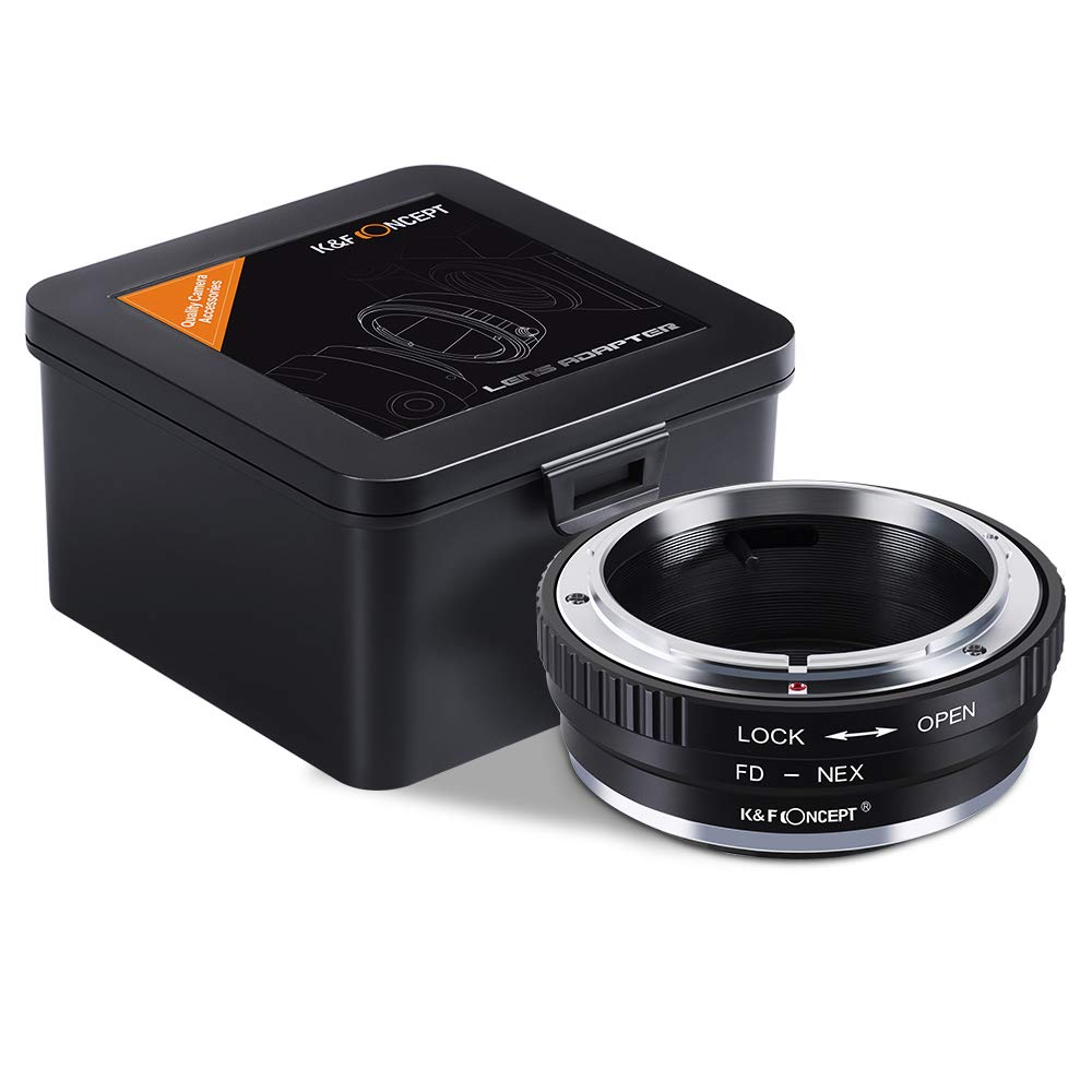 K&F Concept FD-NEX Objektivadapter Canon FD Adapterring für Canon FD Objektiv auf Sony Alpha NEX E-M