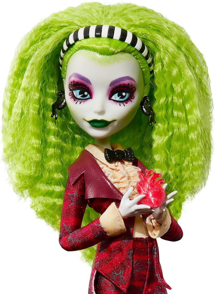 Monster High Skullector Beetlejuice-Beetlejuice-Puppe 2er-Pack, Set aus Betelgeuse- und Lydia-Deetz-