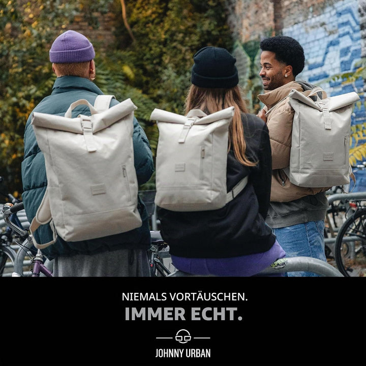 Johnny Urban Rolltop Rucksack Damen &amp; Herren - Robin Large - Tagesrucksack mit 16 Zoll Laptopfach -