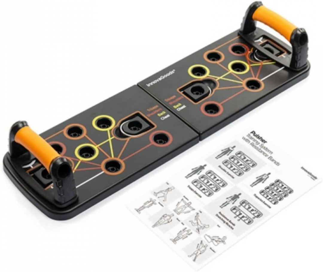InnovaGoods - Multifunktions-Push-up-Board, Fitness Board Balance, Ganzkörpertraining zuhause, Abneh