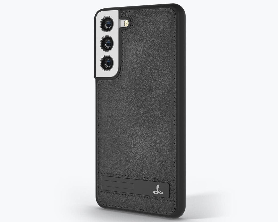 Snakehive Metro Lederhülle für Samsung Galaxy S23 || Echtleder Handyhülle mit Standfunktion || Echtl