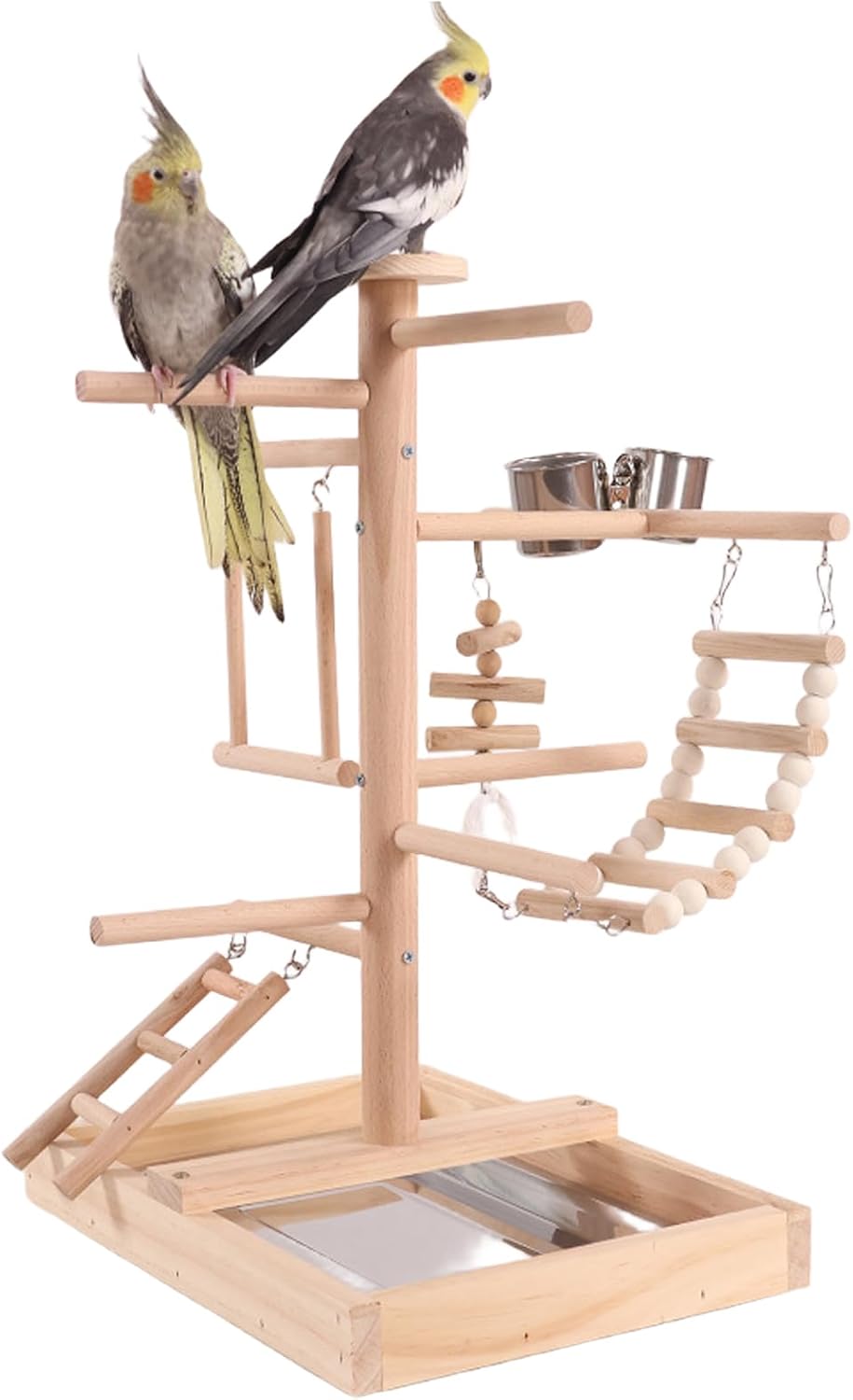 Vogelspielplatz Wellensittich Spielplatz Spielzeug, Grosser Vogel Spielplatz mit Schaukel Sitzstange