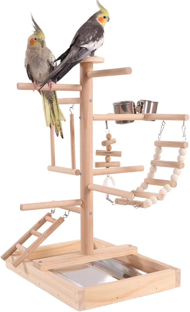 Vogelspielplatz Wellensittich Spielplatz Spielzeug, Grosser Vogel Spielplatz mit Schaukel Sitzstange