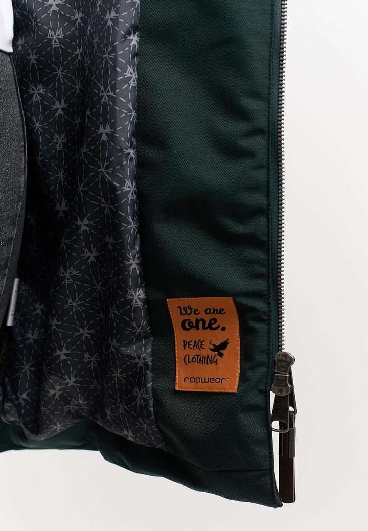 Ragwear PAVLA Damen Jacke XL DARK GREEN, XL DARK GREEN