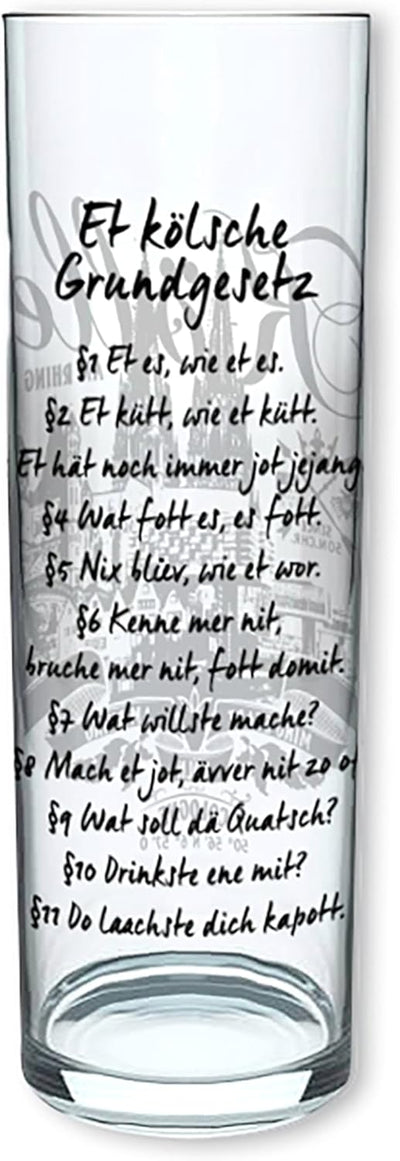 3forCologne Kölschglas | 6er Pack je 0,2ml | Kölsche Grundgesetz & Ming Stadt | Biergläser, Kölner-S