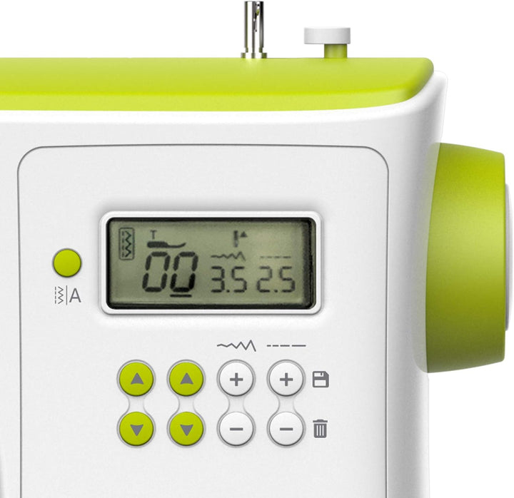 Necchi NC-102D nähmaschine, Innen aus Aluminium-Druckguss, ABS-Gehäuse, Light Green, Regular