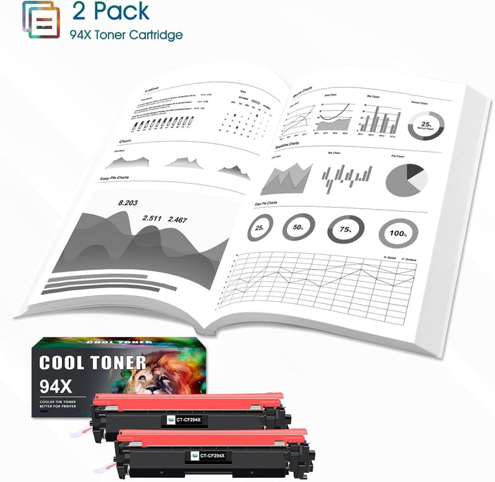 Cool Toner Kompatibel Tonerkartusche als Ersatz für HP 94X 94A CF294X CF294A Laserjet Pro MFP M148dw