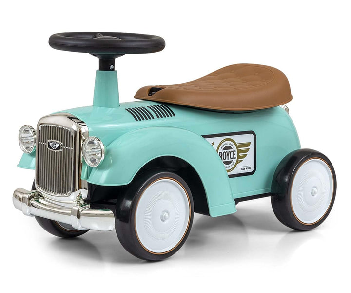 Vintage-Fahrzeug Royce von Milly Mally - Retro Rutschauto mit Hupe, Stauraum und Eva-Rädern für Kind