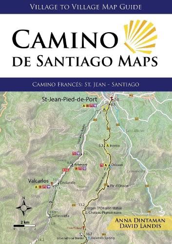 Camino De Santiago Maps: Camino Frances: St Jean - Santiago, Taschenbuch