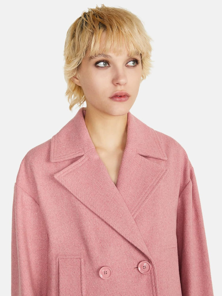 SISLEY Damen Dress Coat 42 Pink 90k, 42 Pink 90k