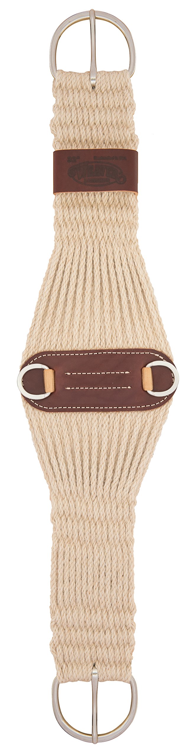 Weaver Leder Mohair 27-Strand Roper Cinch 34-Inch natur, 28" Natürlich