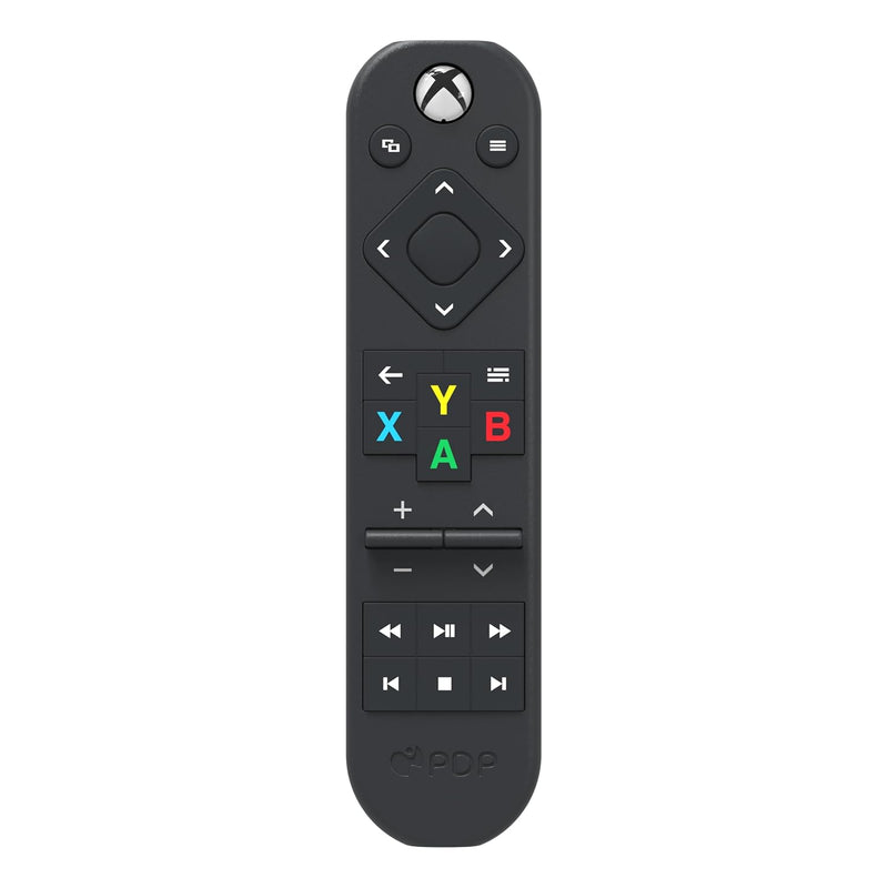 PDP Solis Media Remote Xbox Schwarz und Grau, Schwarz und Grau