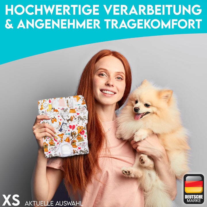 HUND IST KÖNIG Hundewindeln für Hündinnen (3 Stück) - Hochabsorbierende Läufigkeitshose für Hündinne