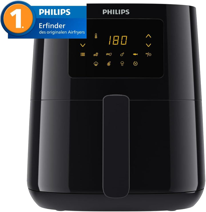 Philips Essential Airfryer – 4.1L, Fritteuse ohne Öl, Rapid Air Heisslufttechnologie, NutriU App mit