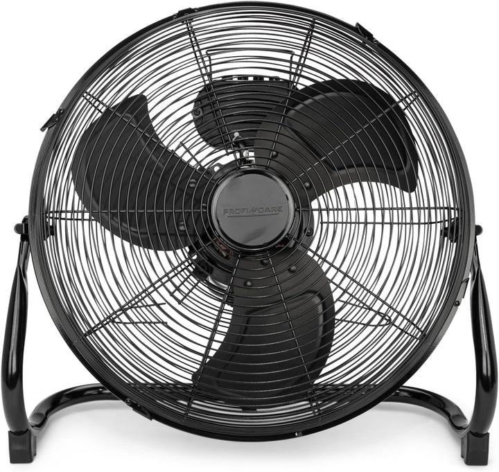 ProfiCare® XL Windmaschine mit 45 cm Ø | Ventilator verstellbarer Winkel | Bodenventilator 3 Stufen