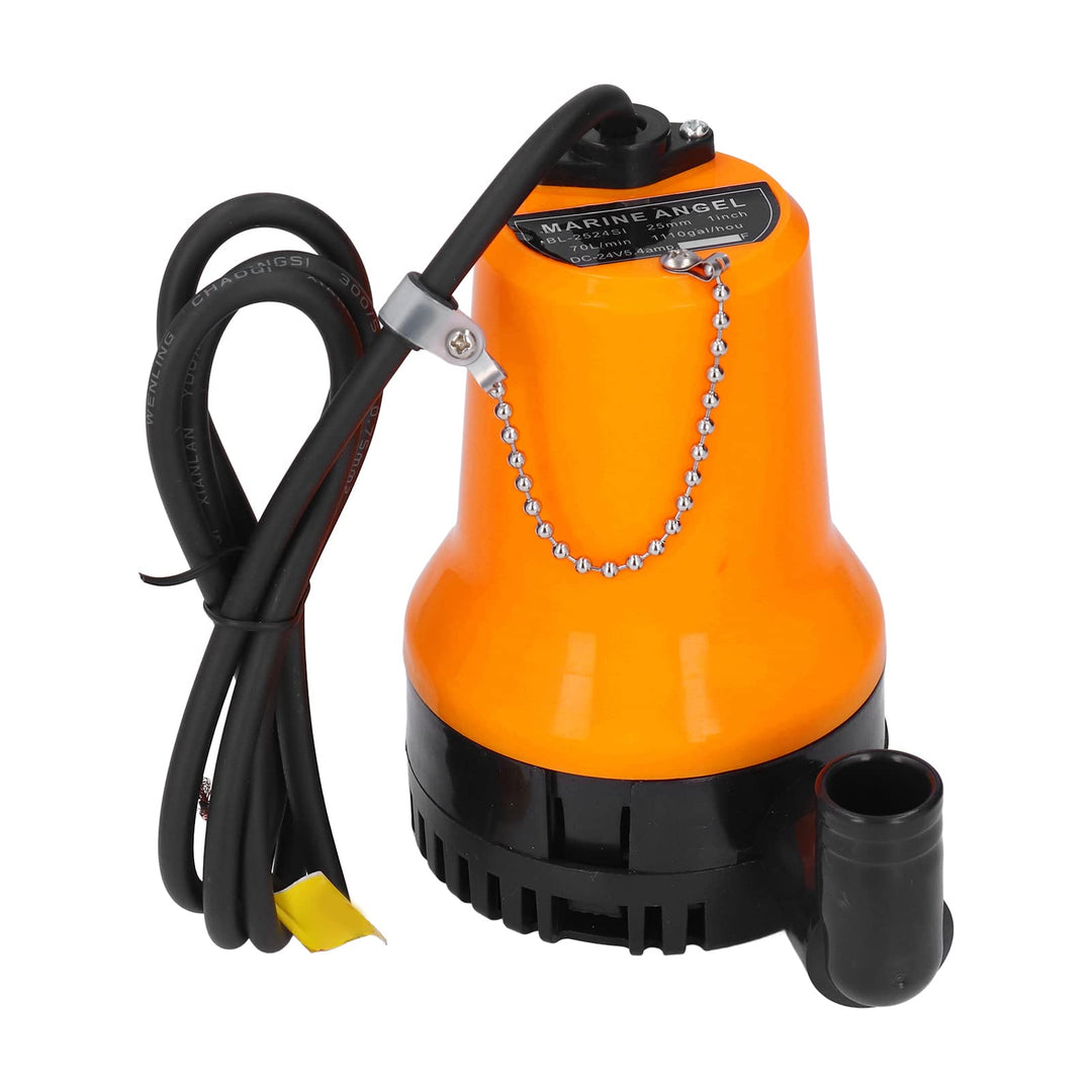 DC Mikro Tauchpumpe Ultraleise Hohe Hubwasserpumpe für Fischbecken Teich Aquarium 70 L/h 45 W 24 V