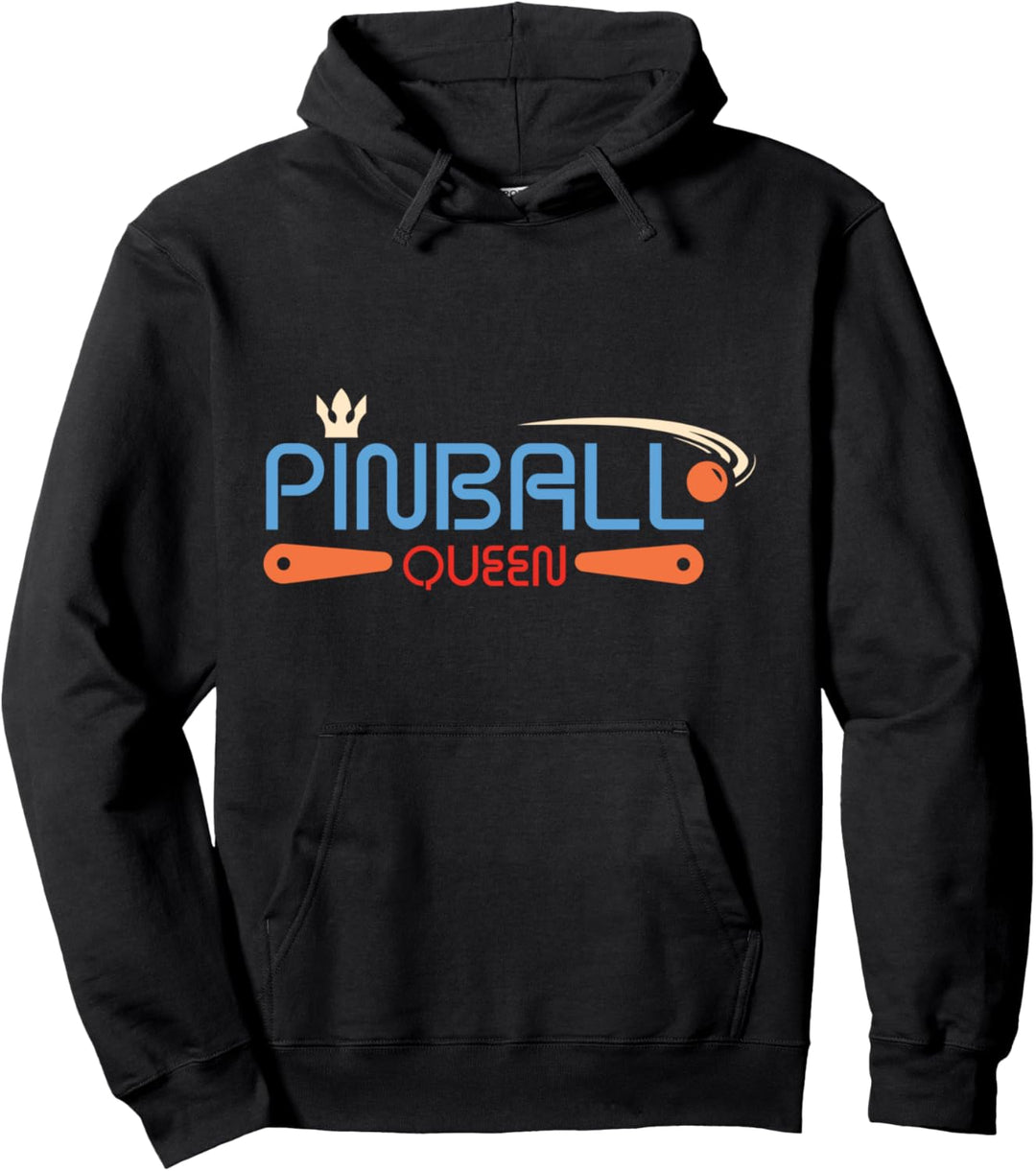 Pinball queen - pinball arcade machine Pullover Hoodie