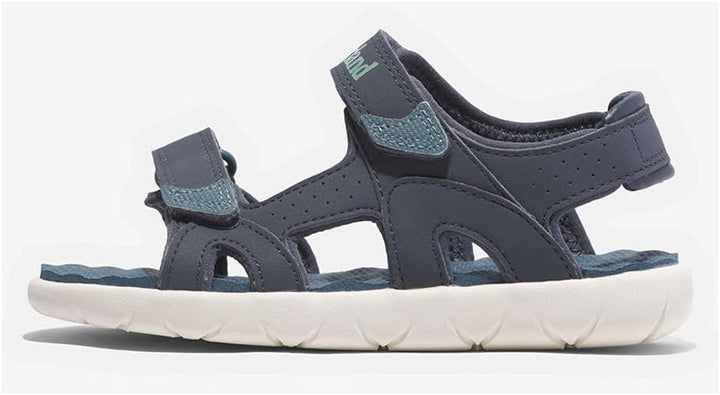 Timberland Unisex Kinder Perkins Row 2-Strap (Youth) Sandalen 23 EU Dunkelblau, 23 EU Dunkelblau