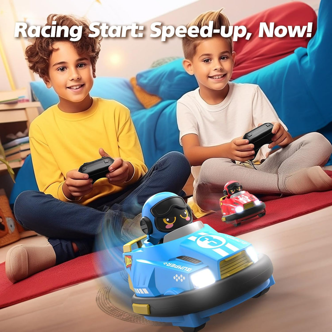 OBEST Ferngesteuertes Auto Spielzeug, 2 Stück RC Kollision Auto Super Bumper Car, 360° Drift Stunt A