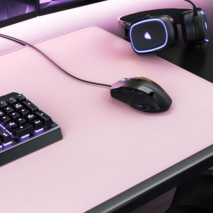 Titanwolf - XXXL Übergrösse Mauspad 1200x600mm, Gaming Mousepad Gross 120x60 cm Tischunterlage Large