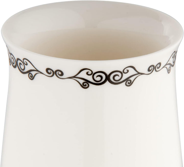 PaulGurkes Nostalgie Retro Zahnputzbecher Keramik Bad Accessoires Landhausstil Badaccessoires Set, Z