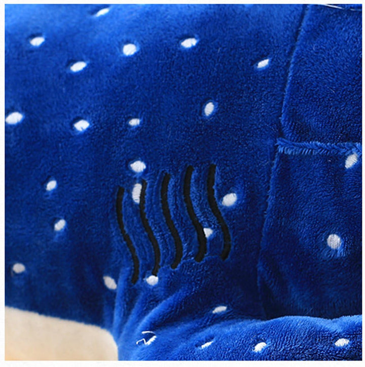 Kreative Walhai Kissen Plüsch Puppe Nickerchen Kissen 100cm Blau, 100cm Blau