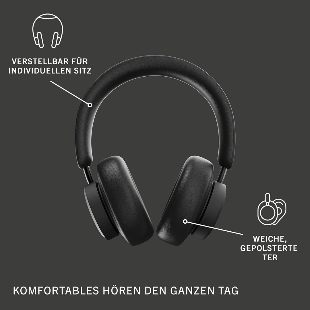 Urbanista Miami Over Ear Kopfhörer Bluetooth mit Active Noise Cancelling, Kopfhörer kabellos, 50 Std