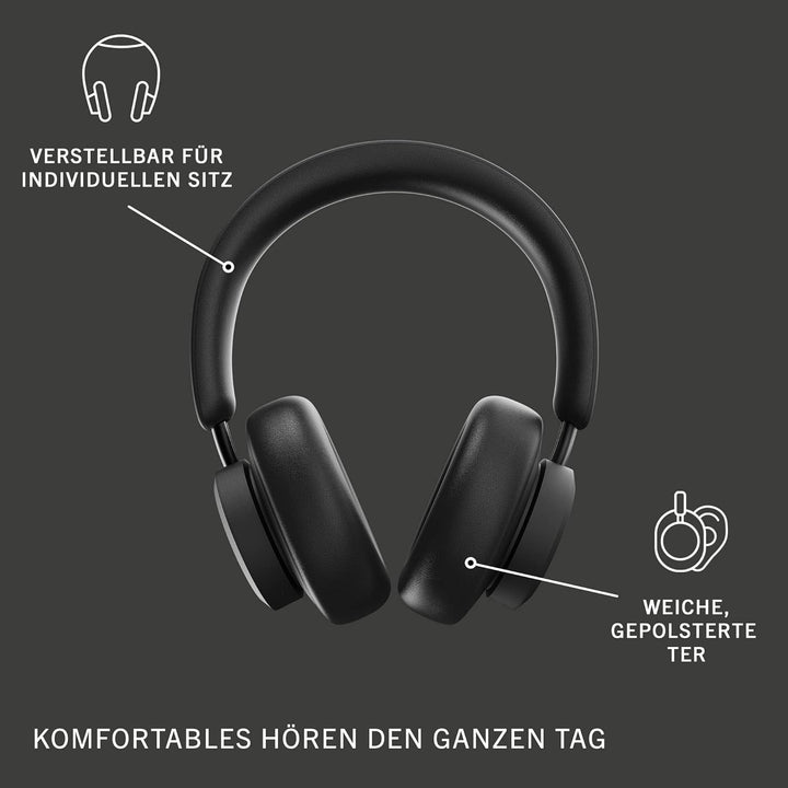 Urbanista Miami Over Ear Kopfhörer Bluetooth mit Active Noise Cancelling, Kopfhörer kabellos, 50 Std