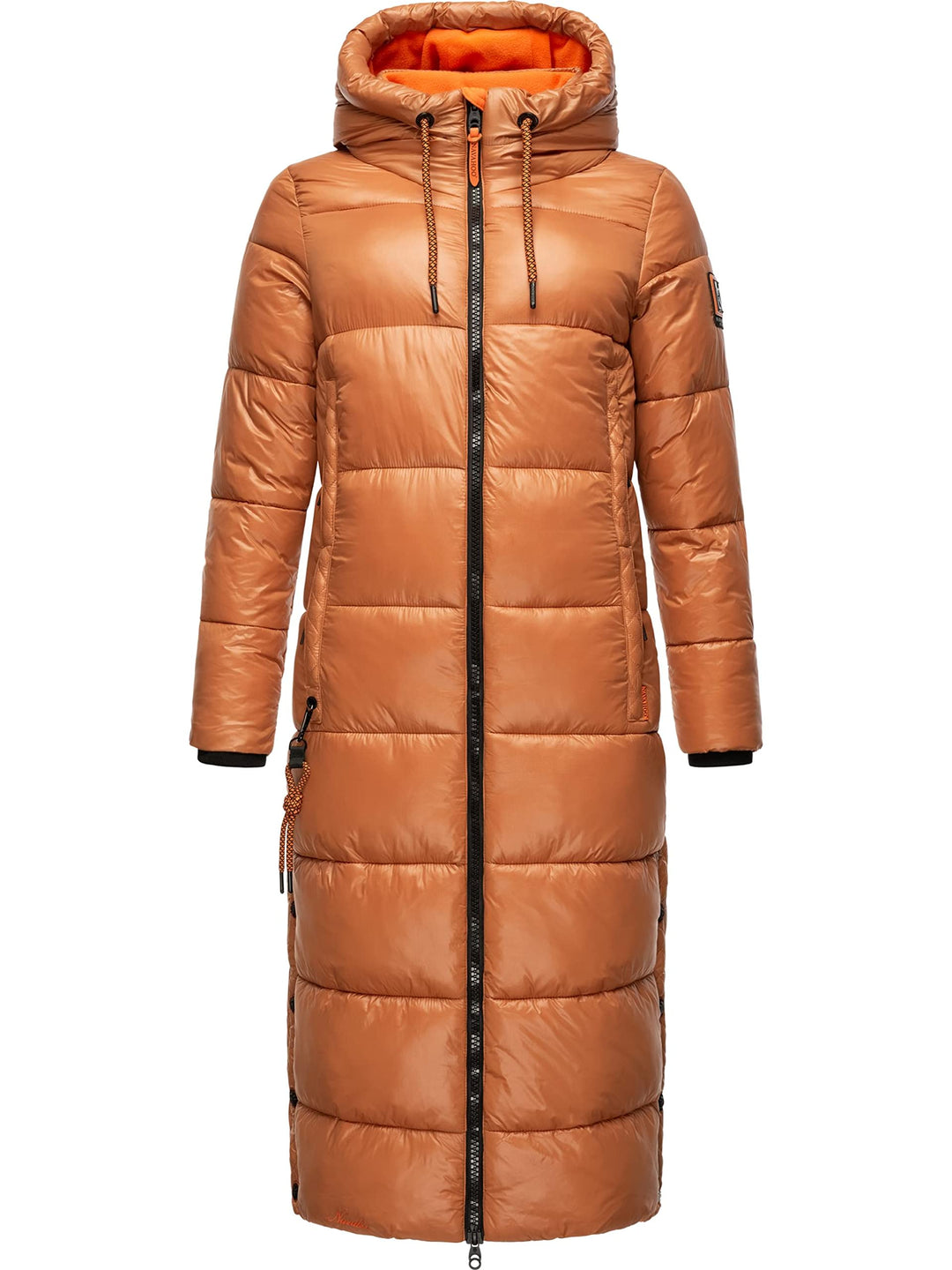 Navahoo Damen warmer Winter Steppmantel mit Kapuze Schmuseengel XS-XXL XL Rusty Cinnamon, XL Rusty C
