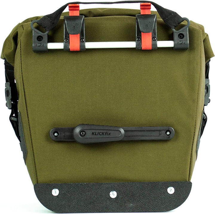 RESTRAP Panier Fahrradtasche Klickfix 13L/22L, wasserdicht S Oliv, S Oliv