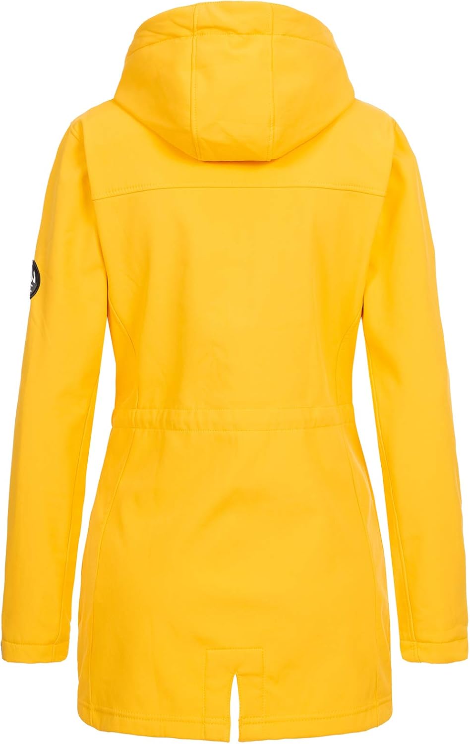 Damen Softshell Jacke Mantel Outdoor-Mantel D-423, XS Gelb