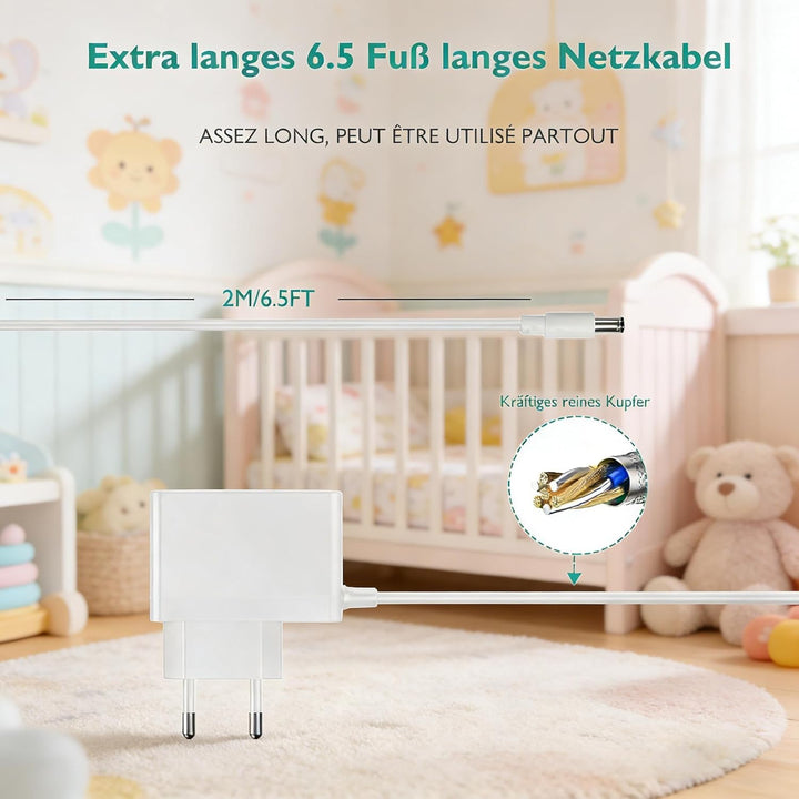 5V Babywippe Netzteil kompatibel mit Joie Serina Swivel Babyschaukel Ersatzadapter für Elektrische B