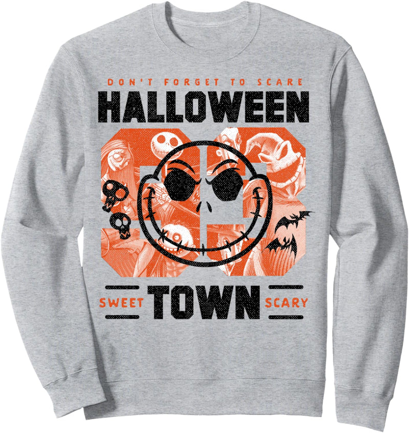 Nightmare Before Christmas Halloween Town Jack Silhouette Sweatshirt