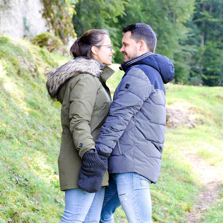 McRon gefütterter Partnerhandschuh Modell Valentin anthrazit Einheitsgrösse, anthrazit Einheitsgr&#x