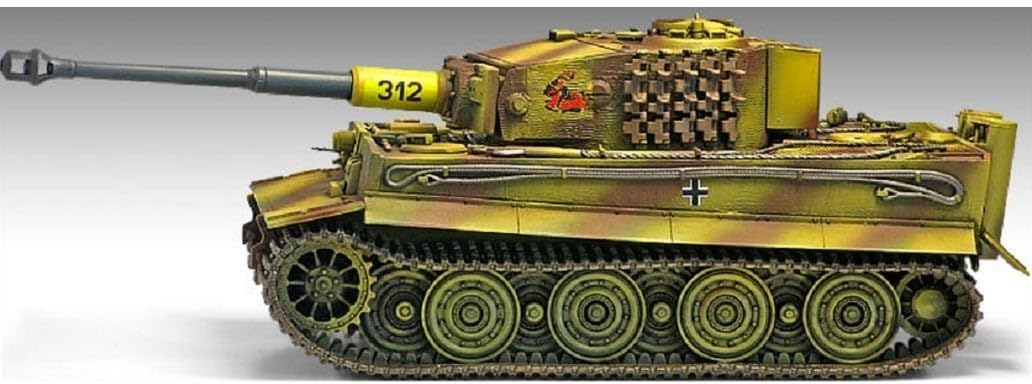 Academy AC13314 Tank,Tiger Modell, Mehrfarbig