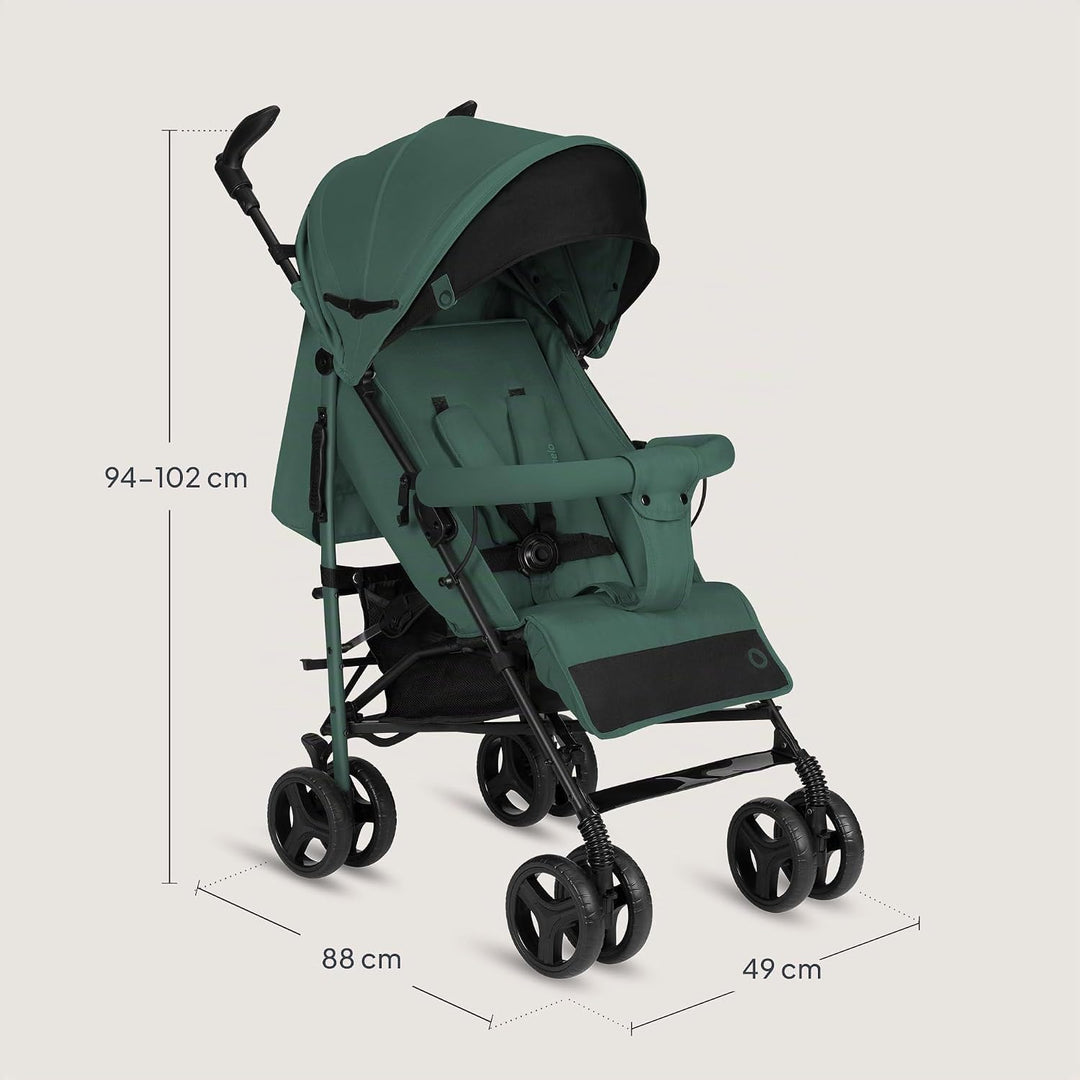 Lionelo Irma Buggy Kinderwagen ab 6 Monate, leicht 7 kg, Liegeposition, faltbar mit Einhand-Faltsyst