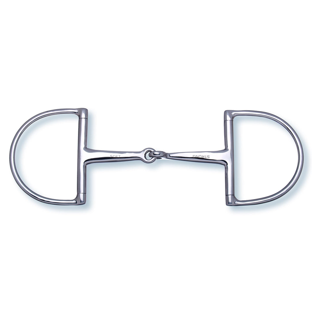Stübben Gebiss 2253 D-Ring Trense 2 in 1 12,5 cm - 14 mm - Edelstahl, 12,5 cm - 14 mm - Edelstahl